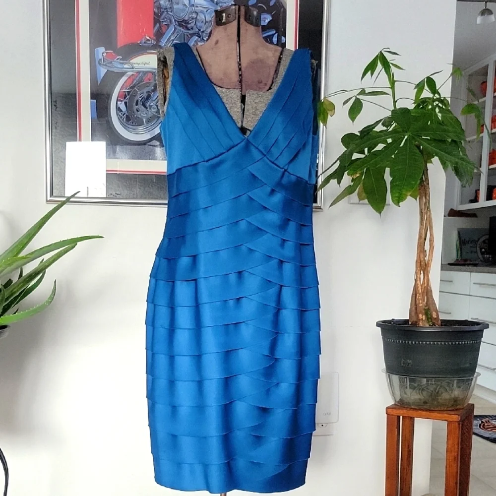 Jones Wear Dress, Teal, 14, EUC